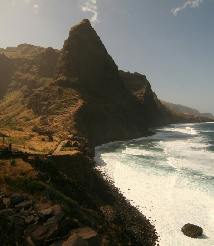 The coast of Santo Antão, Cabo Verde